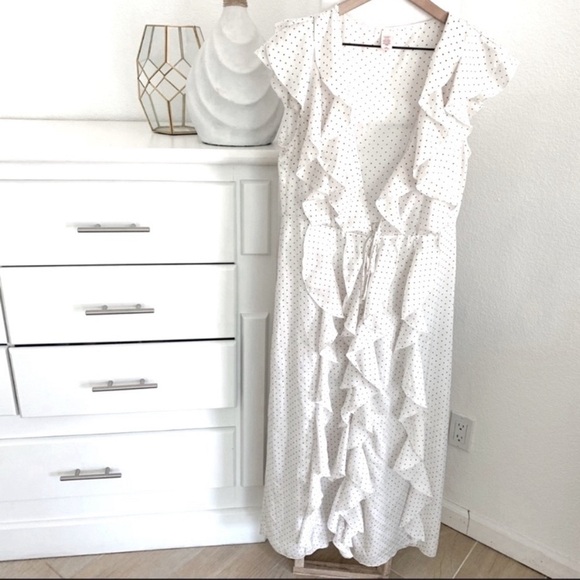 Victoria’s Secret Dream Angels Ruffle Robe Kimono Size Medium - Picture 2 of 11